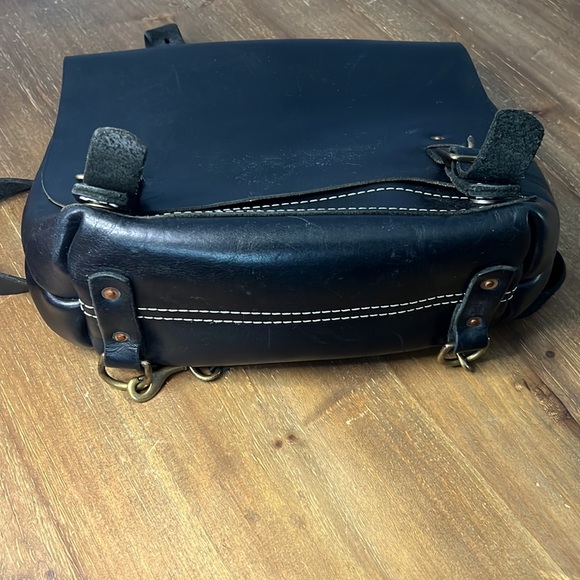 North & East gently used Leather Backpack